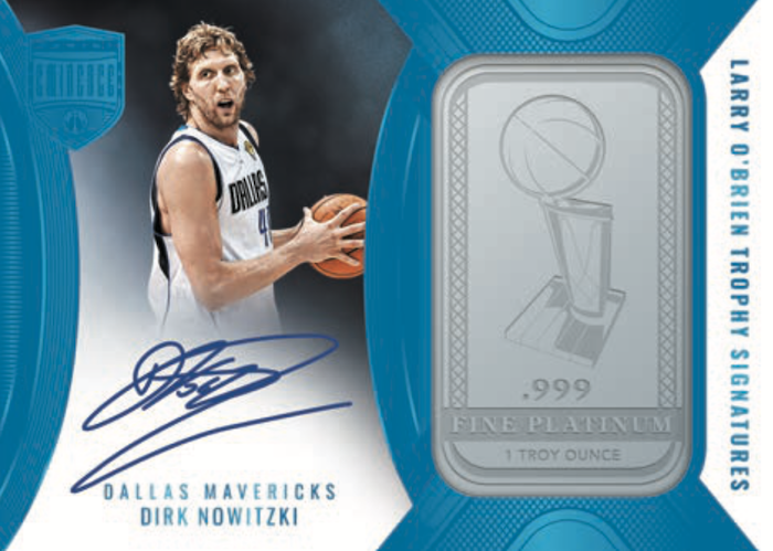 Dirk Nowitzki Dallas Mavericks Autographed 2016-17 Panini Flawless