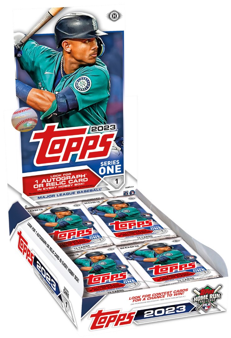 Buzz Break 2023 Topps Series 1 baseball cards (hobby box) Blowout
