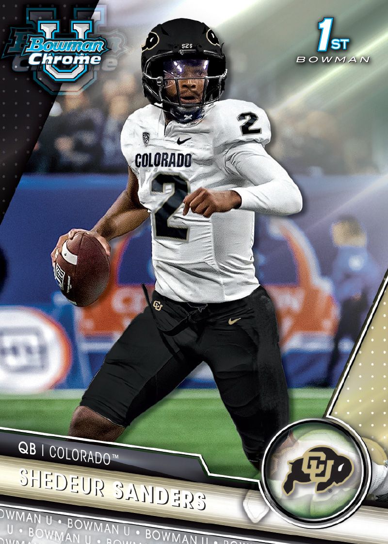 First Buzz: 2023 Bowman Chrome University football cards / Blowout Buzz