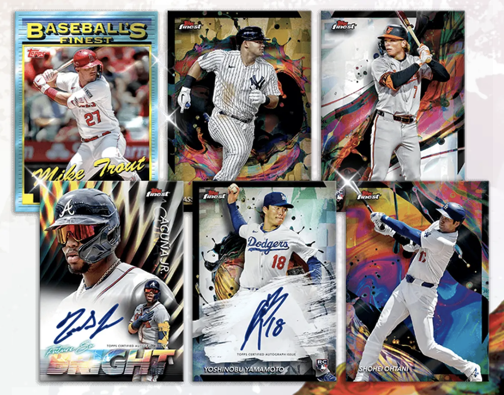 First Buzz 2024 Topps Finest baseball cards / Blowout Buzz