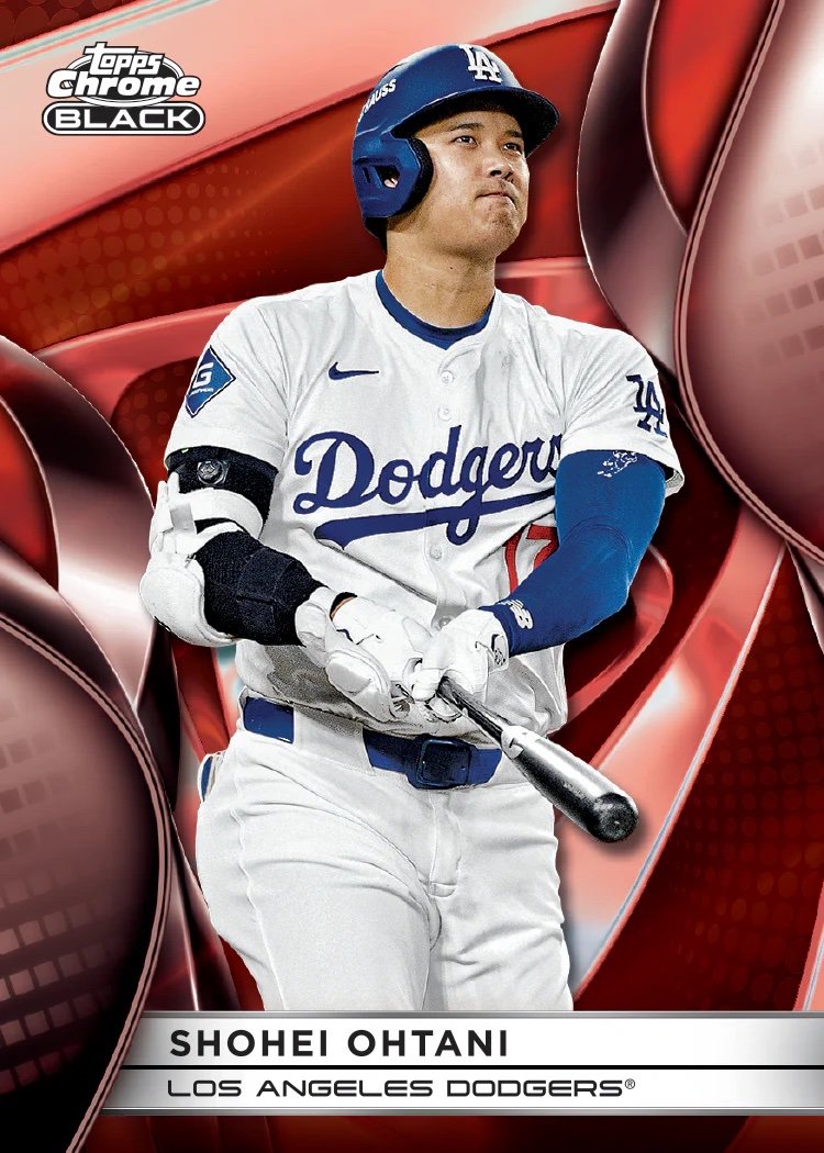 First Buzz: 2025 Topps Chrome Black baseball cards / Blowout