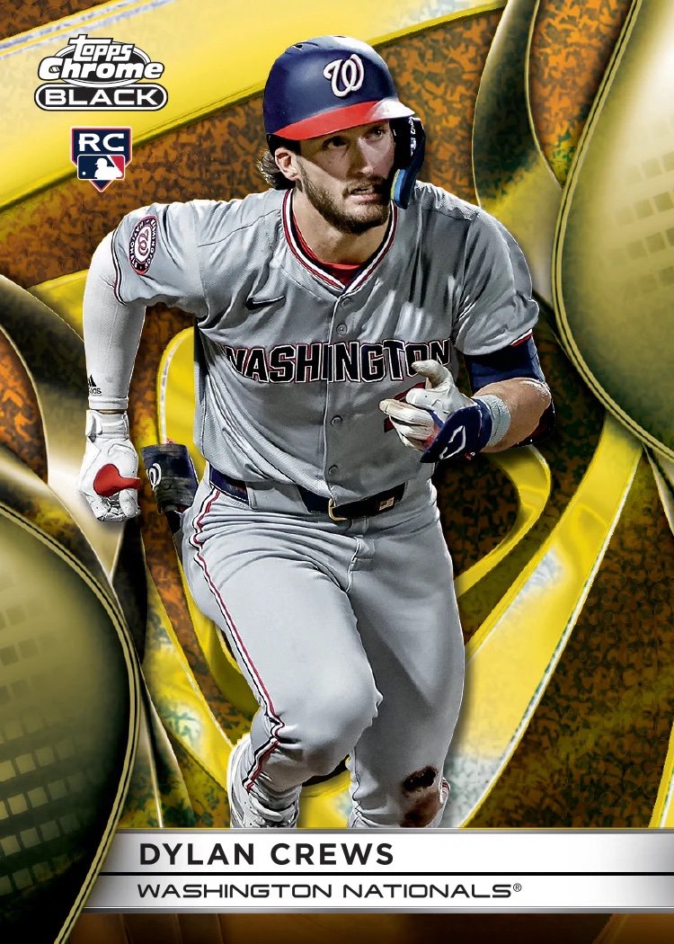 First Buzz: 2025 Topps Chrome Black baseball cards / Blowout