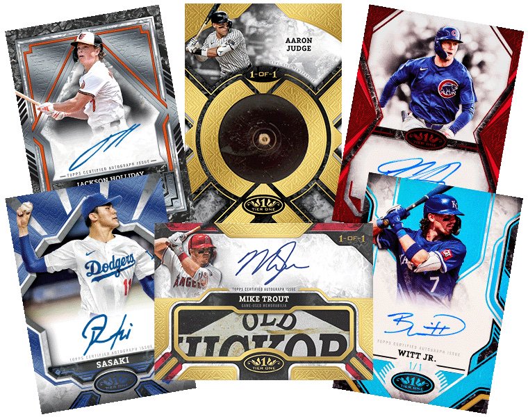 First Buzz: 2025 Topps Tier One baseball cards / Blowout Buzz